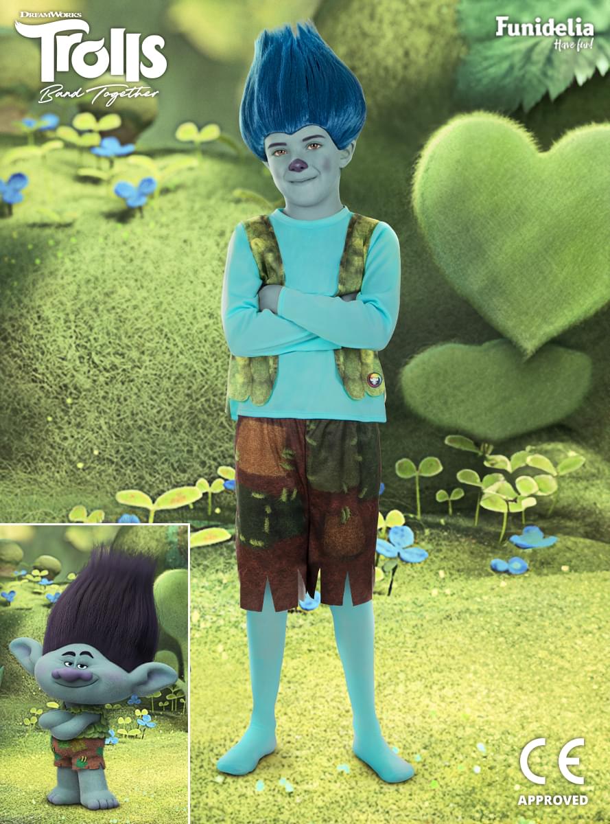 Branch kostume til drenge - Trolls 3