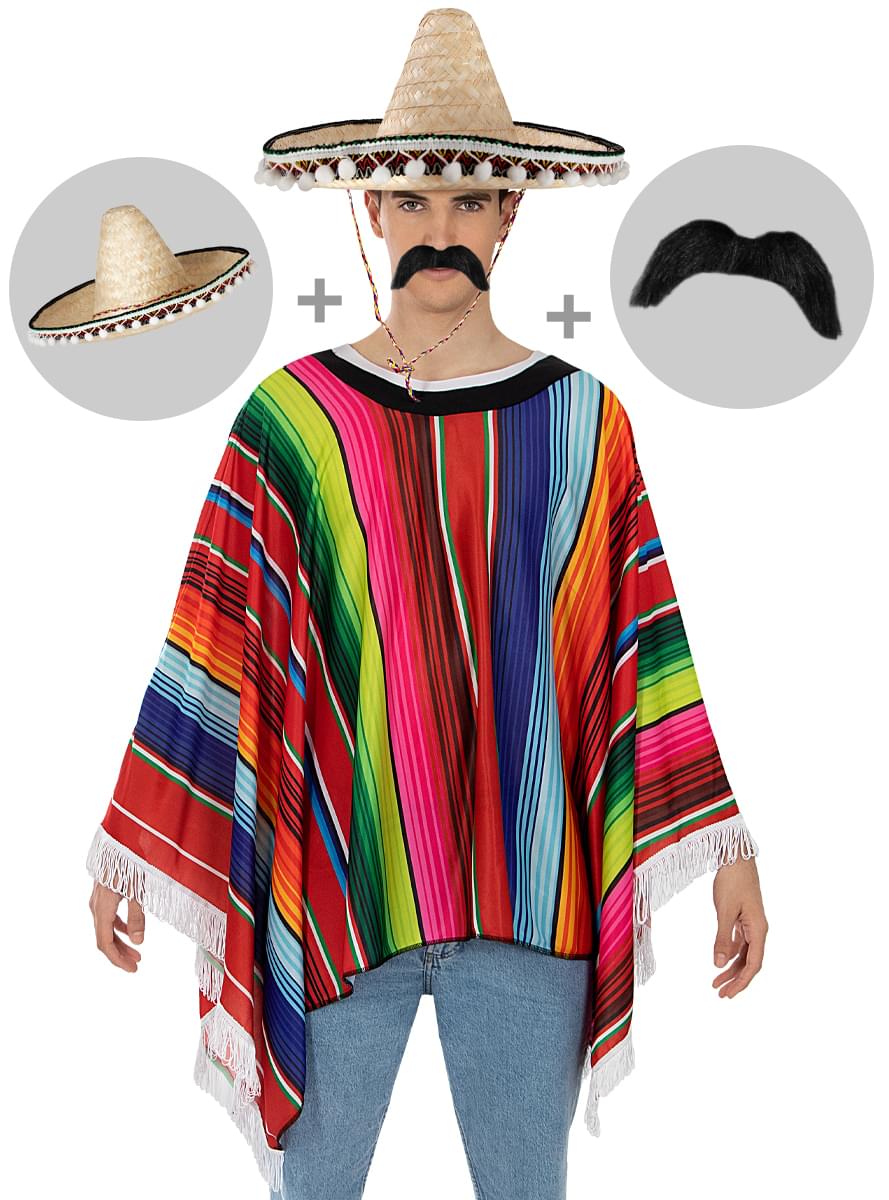 Maskeraddräkt mexikanare för honom