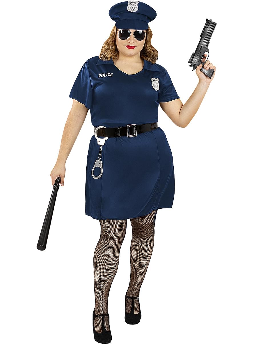 Costume da poliziotta per donna taglie forti