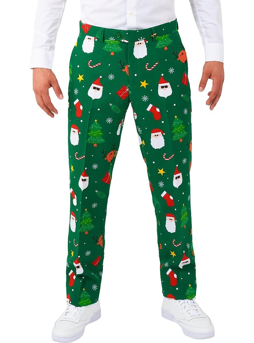 Weihnachtsmann Anzug grün 