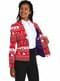 Americana navideña roja para mujer - Opposuits