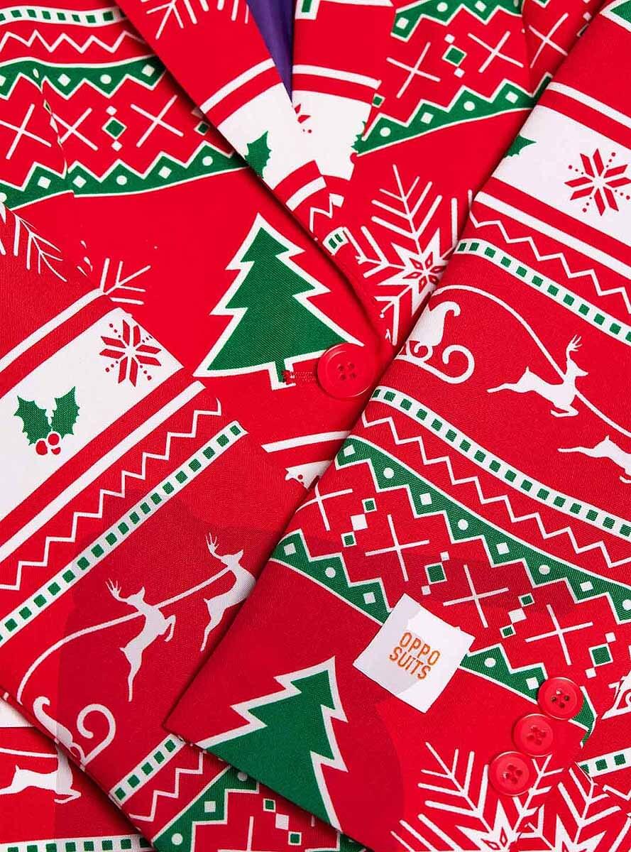 Rød juleblazer til kvinder - OppoSuits