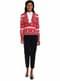 Americana navideña roja para mujer - Opposuits
