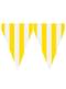 1 guirnalda de banderines color amarillo - Colores lisos