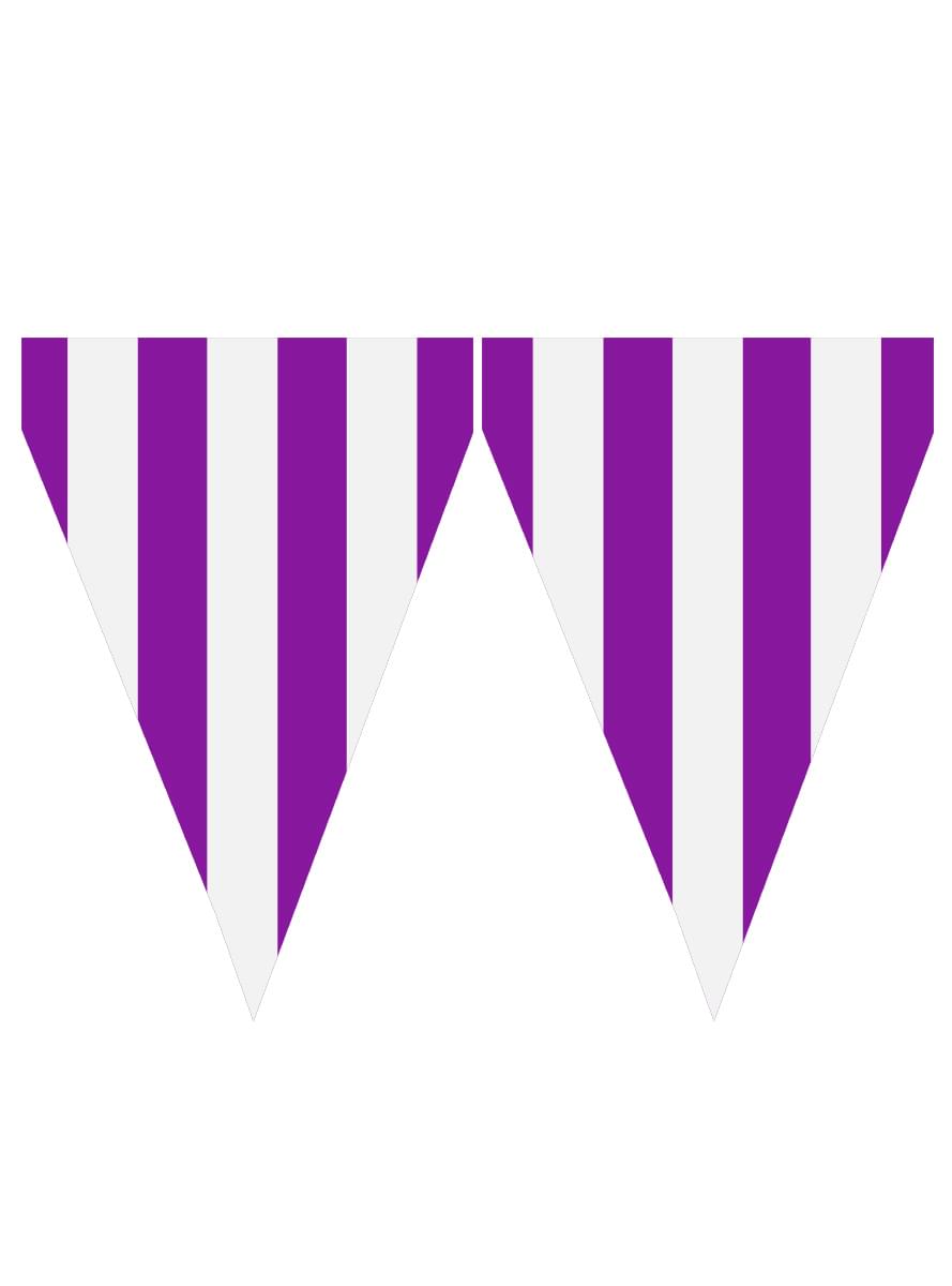 1 transparent s ljubičastim zastavama - obične boje