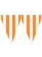1 Fähnchengirlande orange - Unifarben
