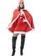 Mrs Claus Costume with Cape for Women