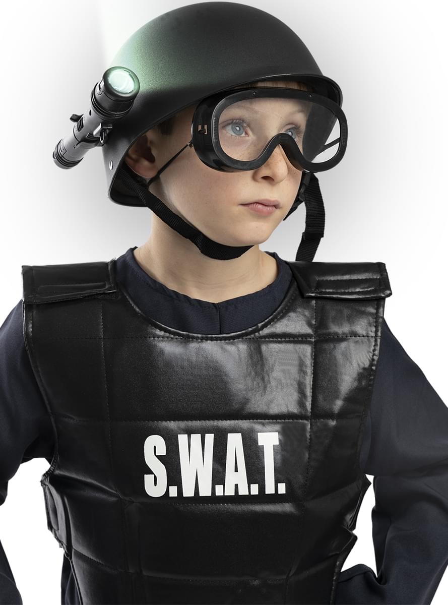 SWAT Polizei Helm für Jungen
