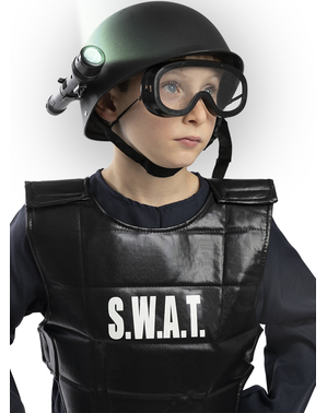 Politi SWAT Hjelm til Drenge