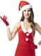 Sexy Weihnachtsfrau Kostüm für Damen