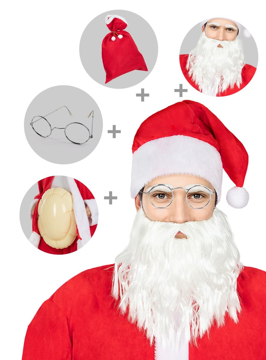 Kit acessórios de Pai Natal