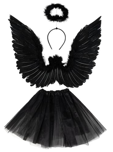 Kit de ángel caído negro