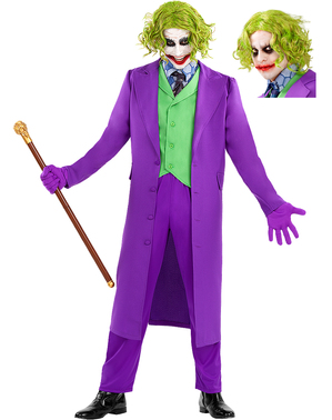 Costum Joker cu perucă - The Dark Knight