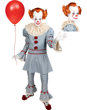 Costum Pennywise cu perucă - It Chapter Two