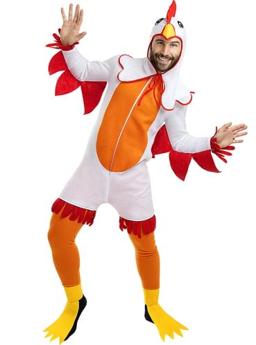 Costume da carnevale di gallina, costume da donna e animale di pollo, set  di abiti uniformi colorati per Halloween, Mardi Gras e cosplay. Fatto a  mano in UE. -  Italia