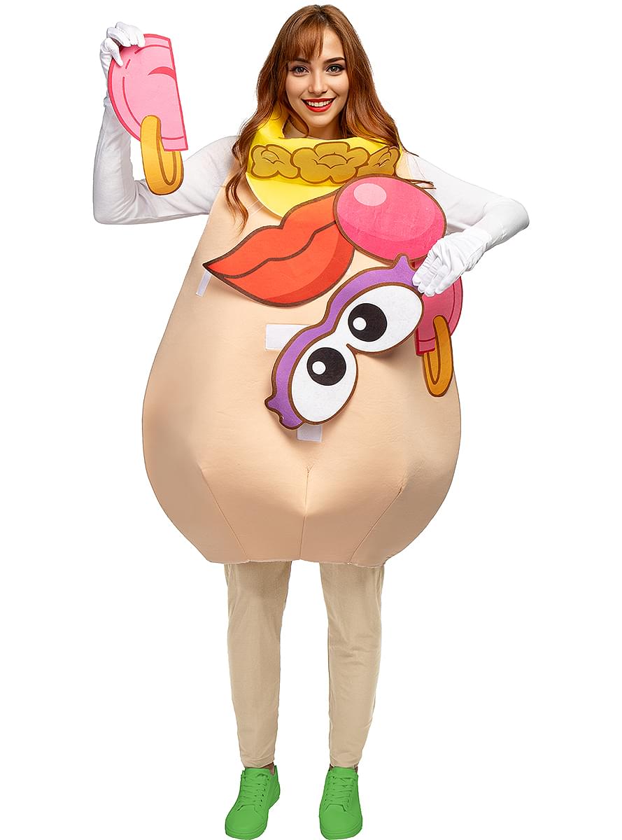 Muusika Mr Mrs Potato kostüüm täiskasvanutele