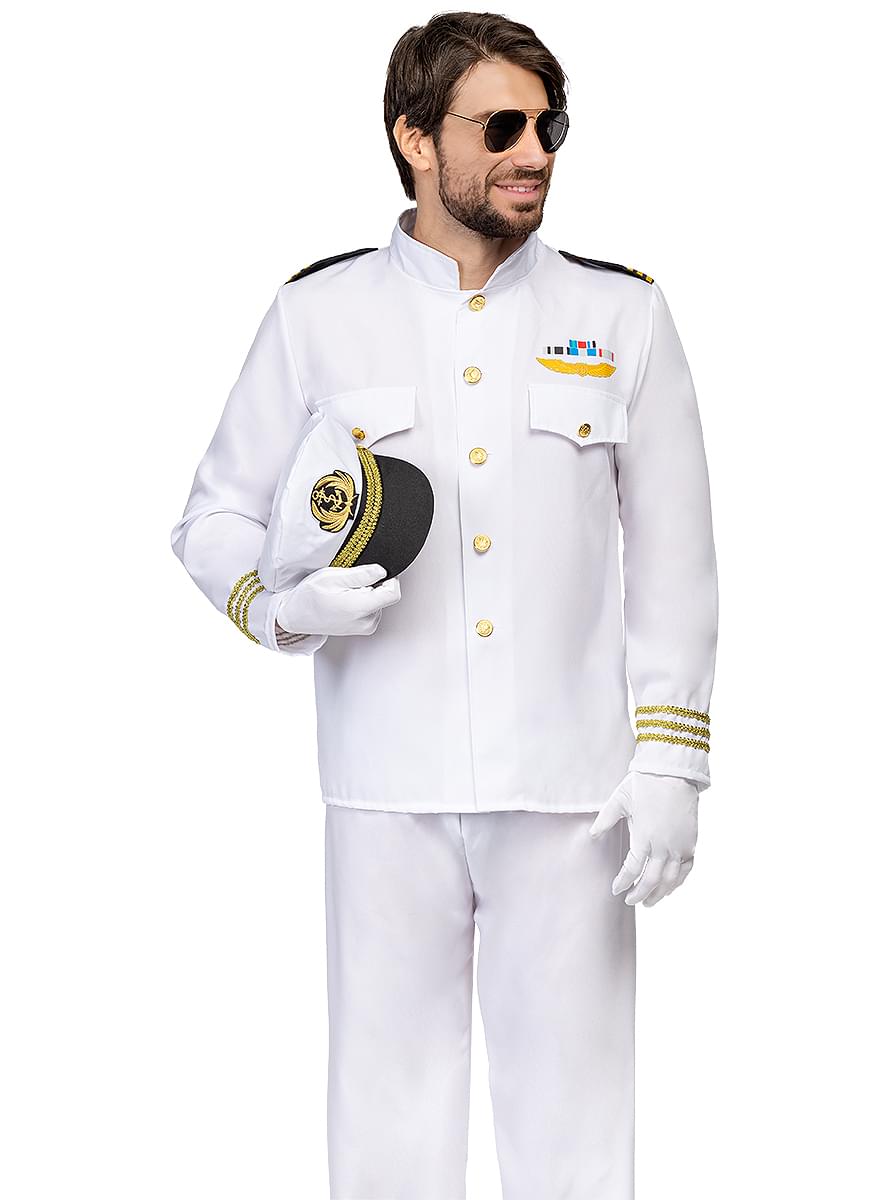 Fato de capitão da marinha para homem