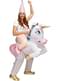 Unicorn inflatable costume for adults