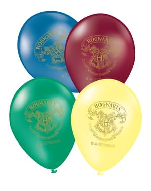 8 balões de Harry Potter - Hogwarts Houses