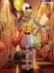 Deluxe clown costume for plus-size women