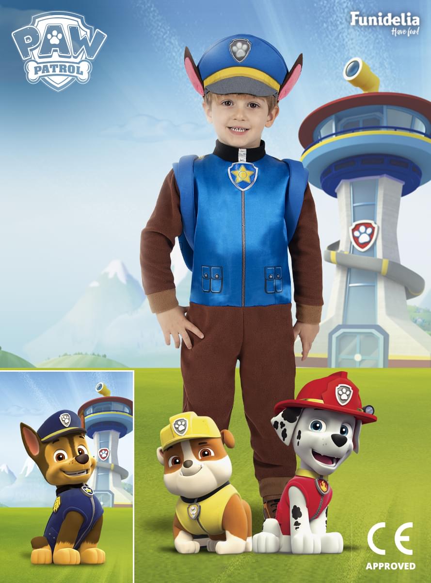 Chase Paw Patrol Kostüm für Jungen