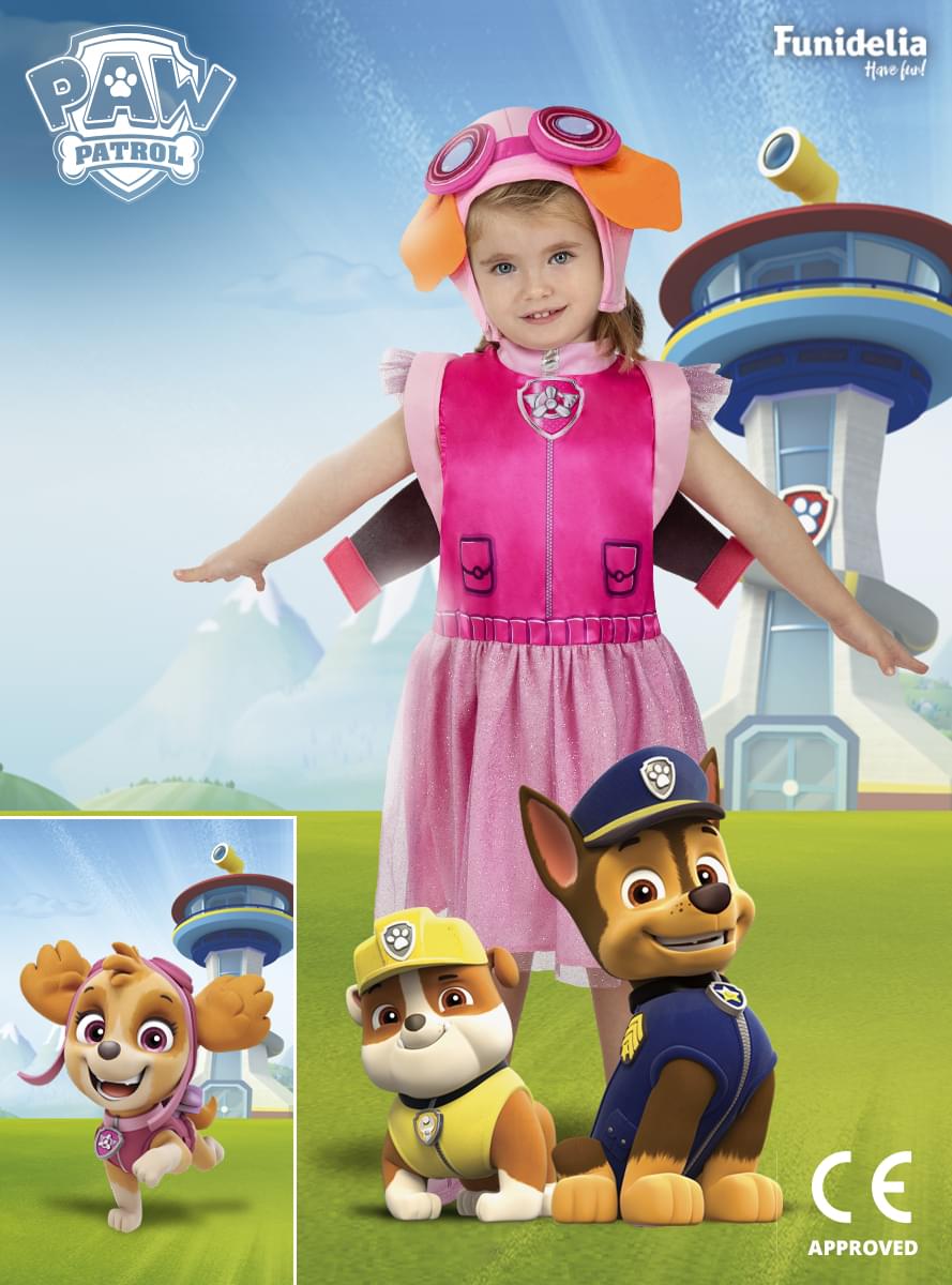 Skye Paw Patrol Kostüm für Mädchen