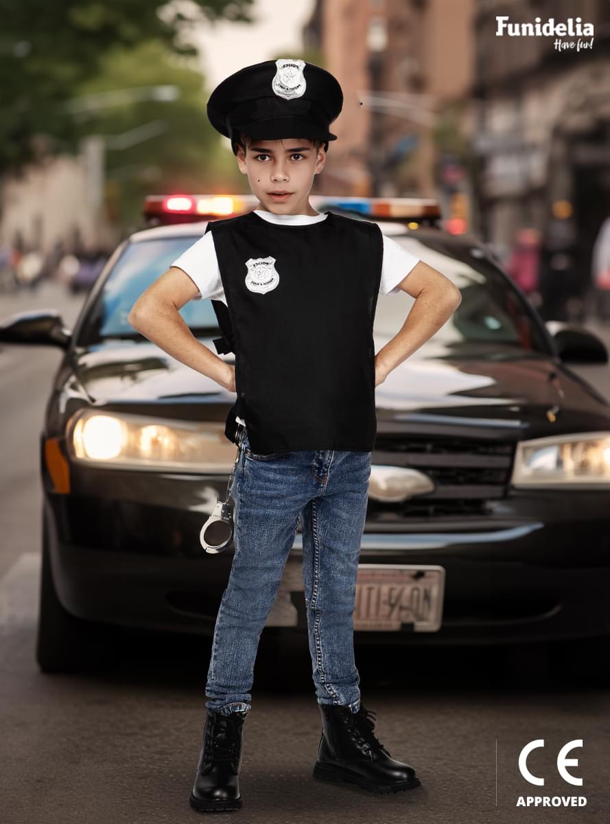Police Costume Kit for Kids