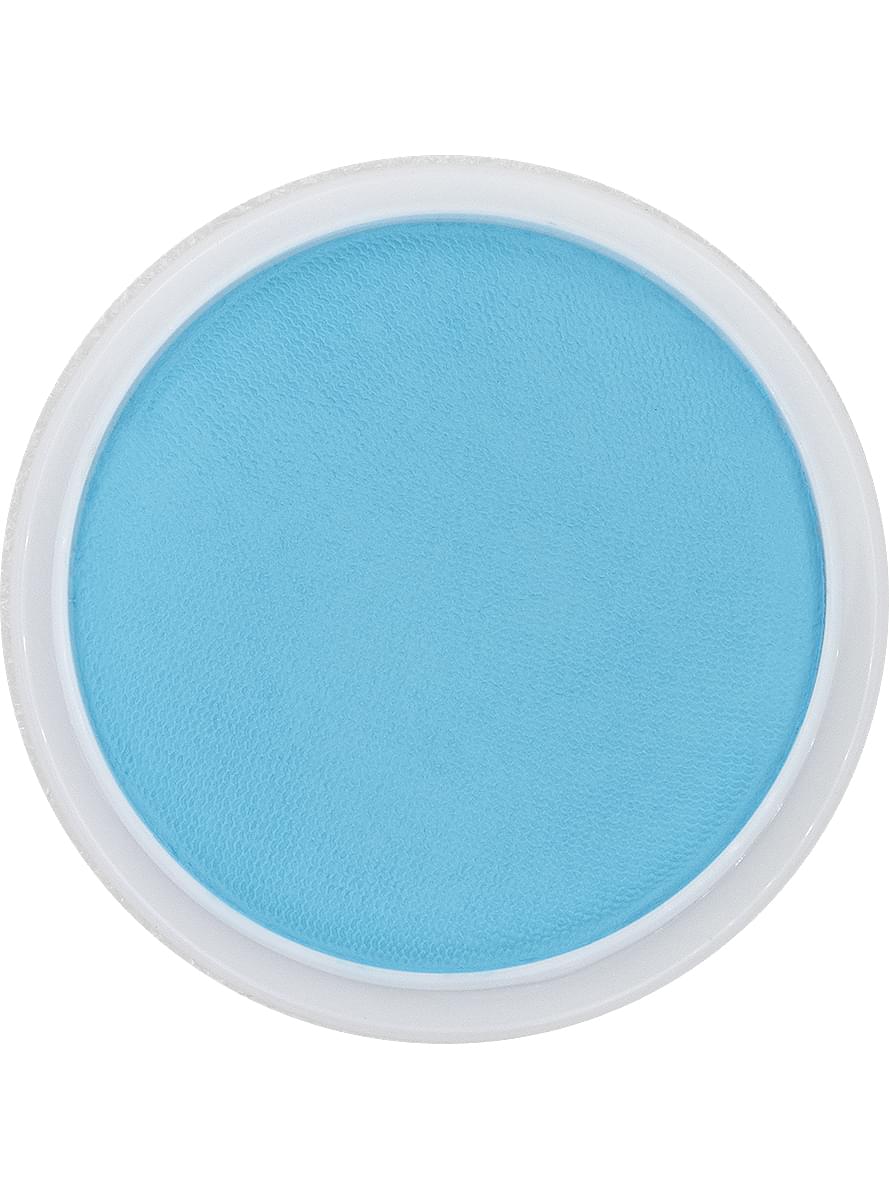 Make-up auf Wasserbasis himmelblau