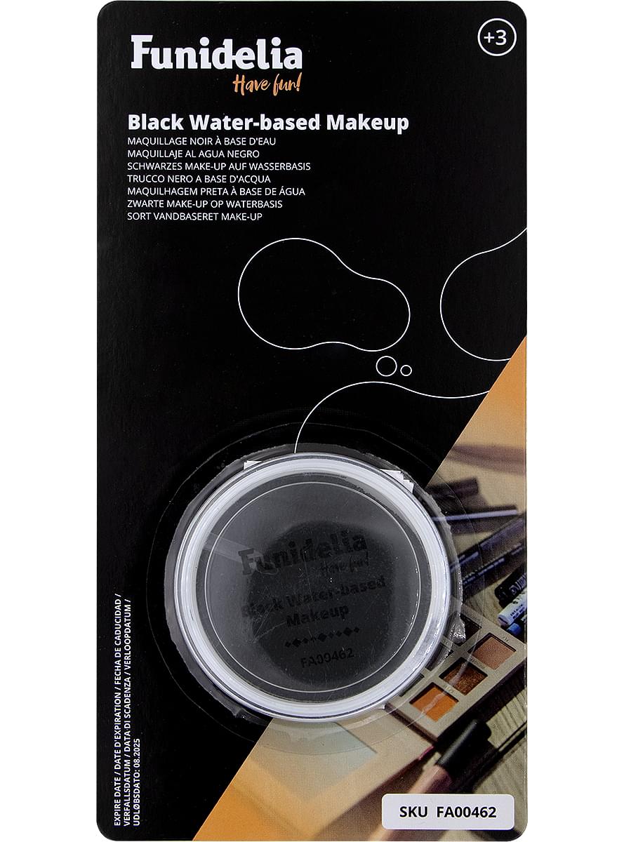 Maquillaje al agua negro 