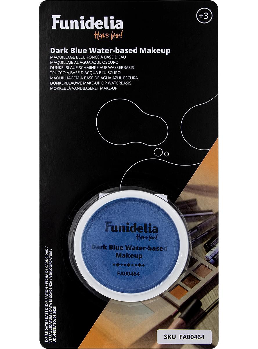 Trucco a base d'acqua blu scuro
