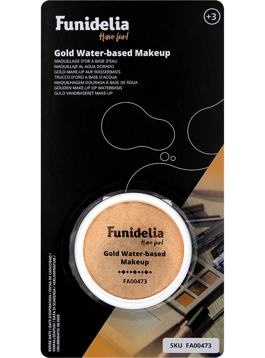 Make-up auf Wasserbasis gold