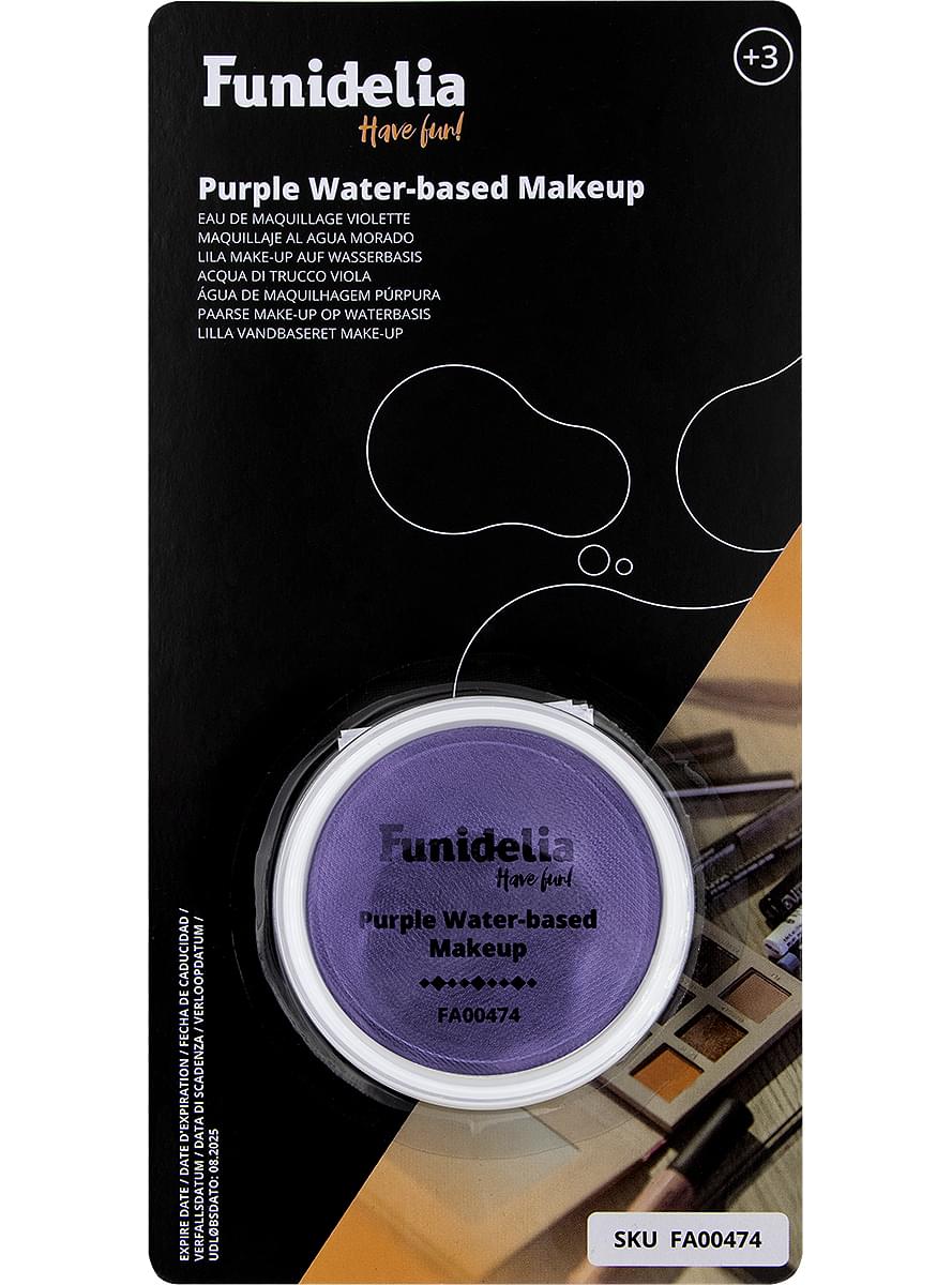 Vandbaseret makeup lilla