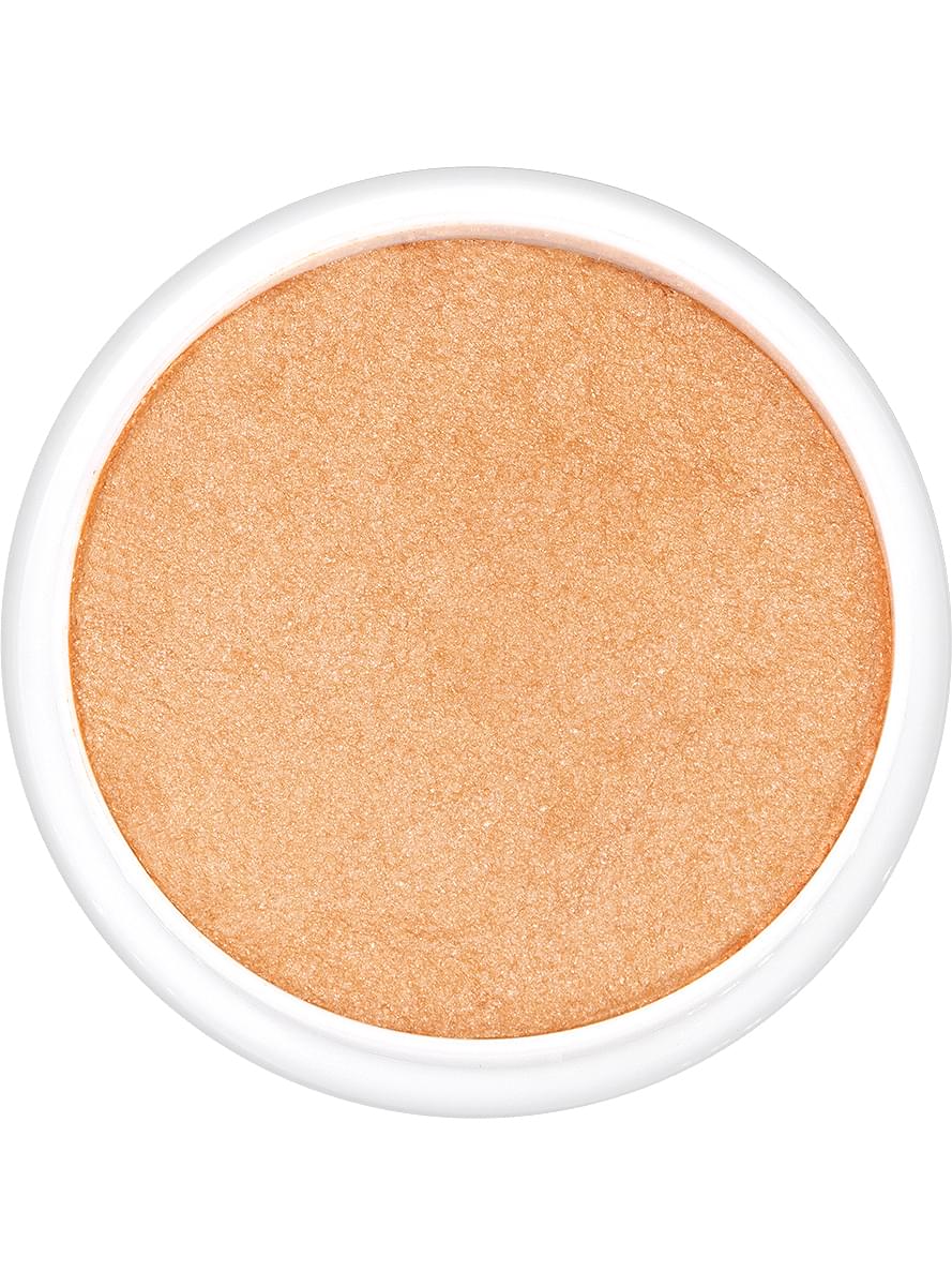 איפור מים בצבע זהב