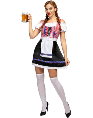Oktoberfest kostum za ženske večje velikosti
