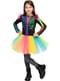 Déguisement squelette coloré fille