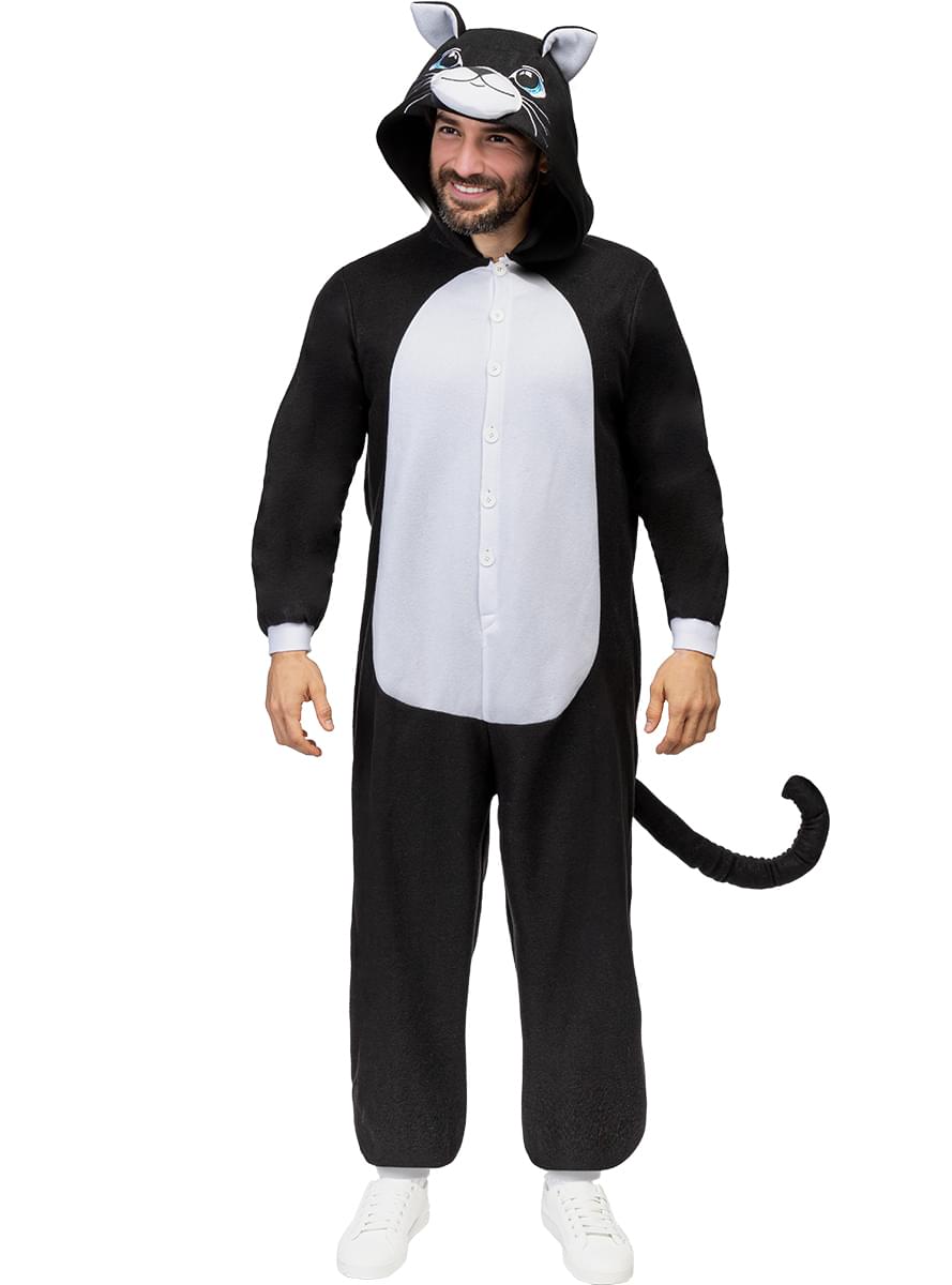 Cat Onesie kostume til voksne