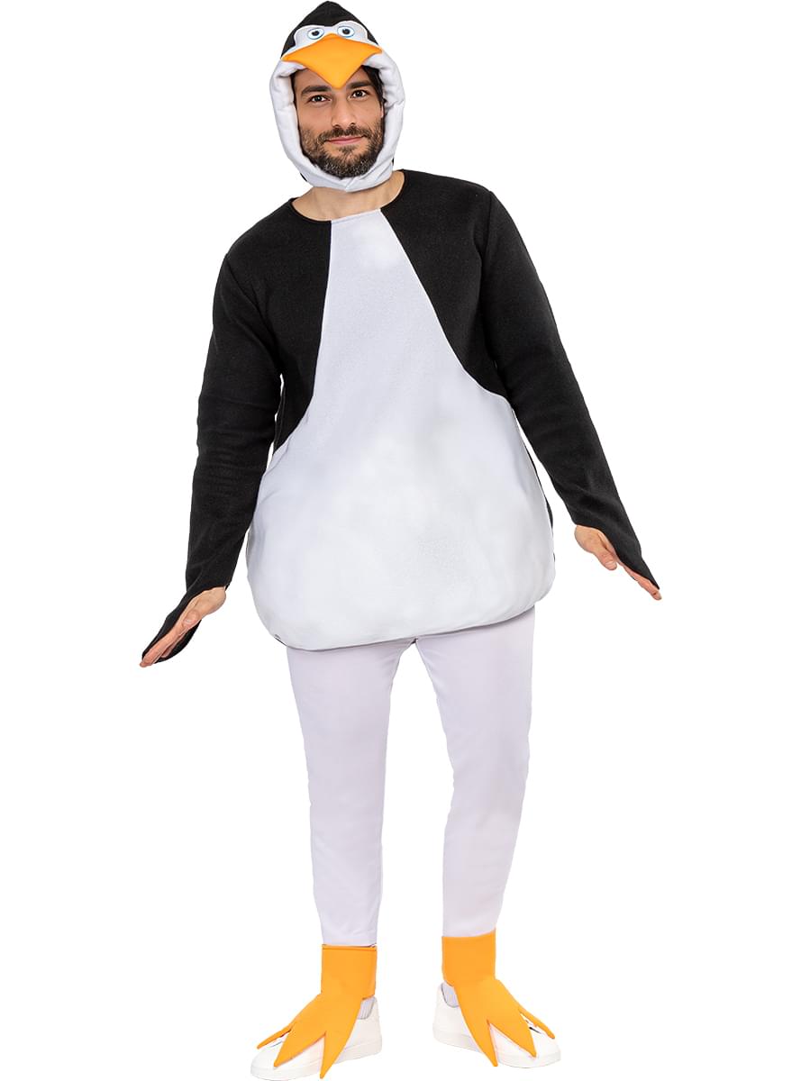 Costum de pinguin Madagascar pentru adulți