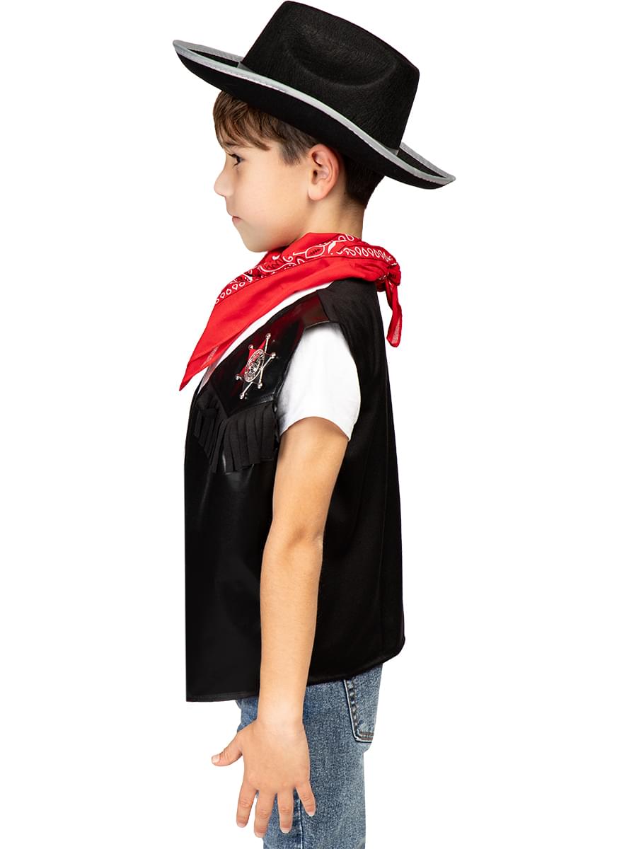 Poiss cowboy kostüümikomplekt
