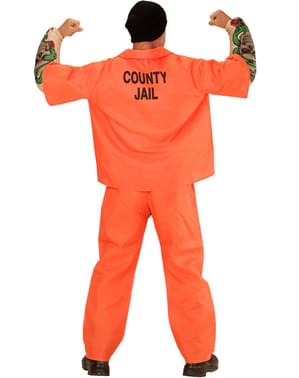 Déguisement dangereux prisonnier homme grande taille