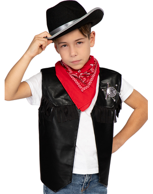 Kit costume da cowboy per bambino