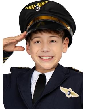 Chapéu de piloto para criança
