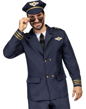 Uniformes de piloto de avión para niños, disfraces de Cosplay de