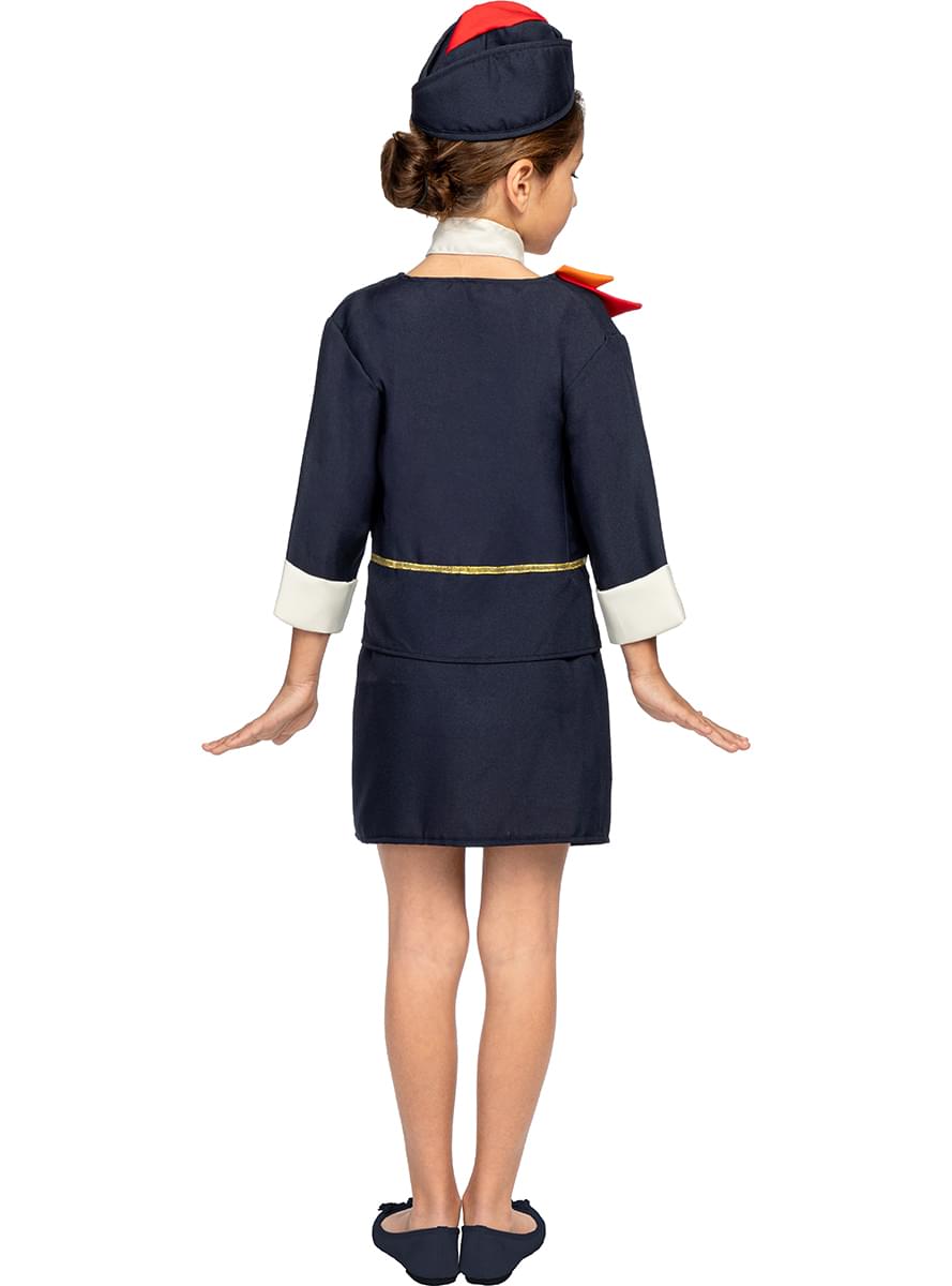 Costume da hostess di volo per bambina