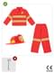 Feuerwehrmann Kostüm für Kinder
