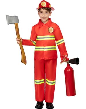 Fato bombeiro para meninos