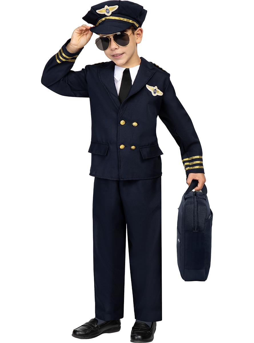 Costume da pilota d'aereo per bambino