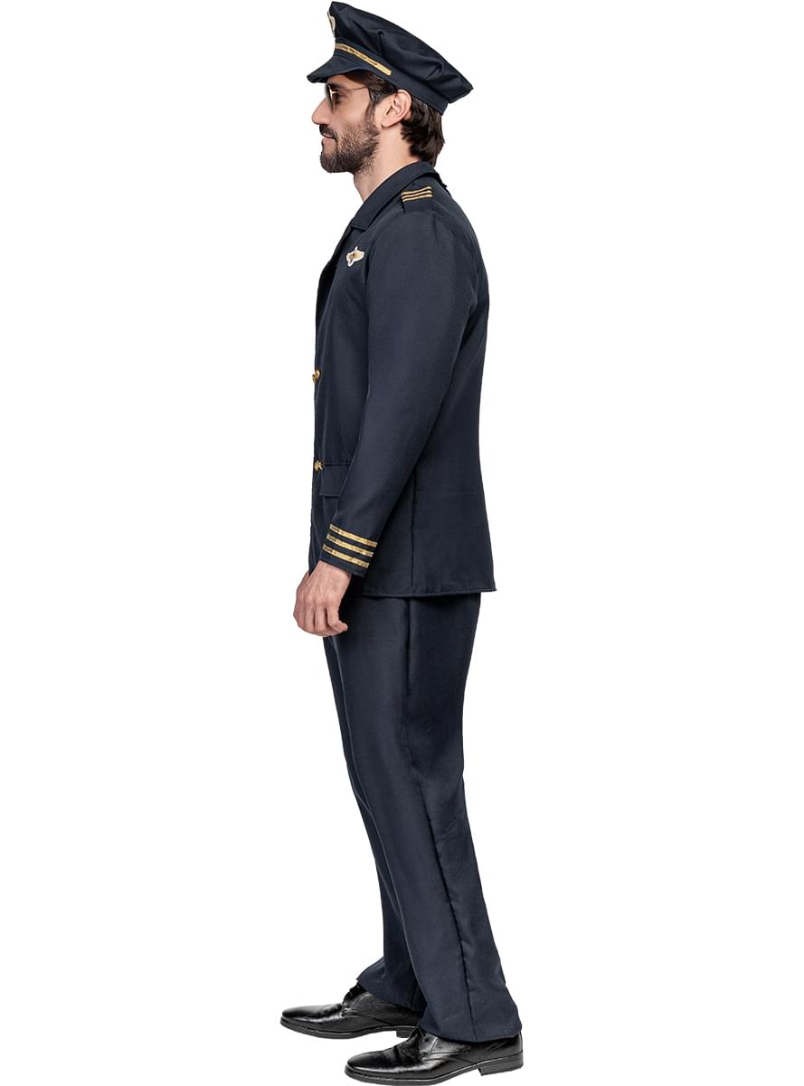 Aircraft Pilot Costume for Men Plus Size