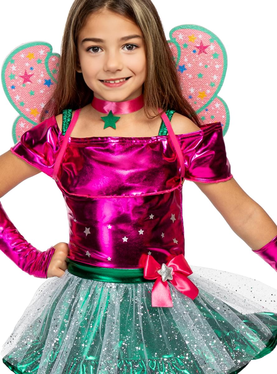 Flora-kostyme for jenter - Winx Club