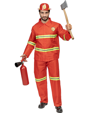 Brannmannskostyme for voksne