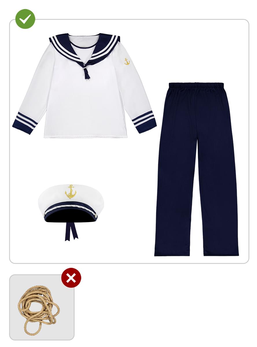 Disfraz de marinero para hombre